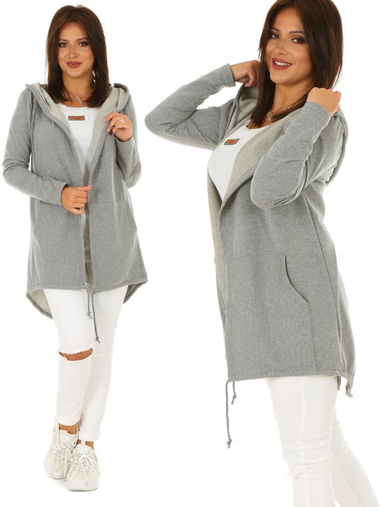 M429 NARZUTKA kardigan blezer KAPTUR