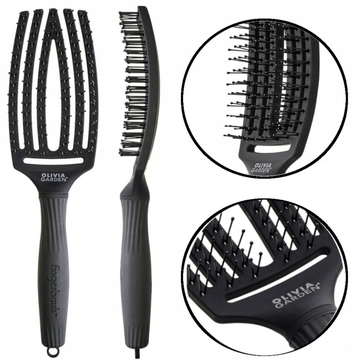 Olivia Garden Fingerbrush Double Bristles do kręconych włosów