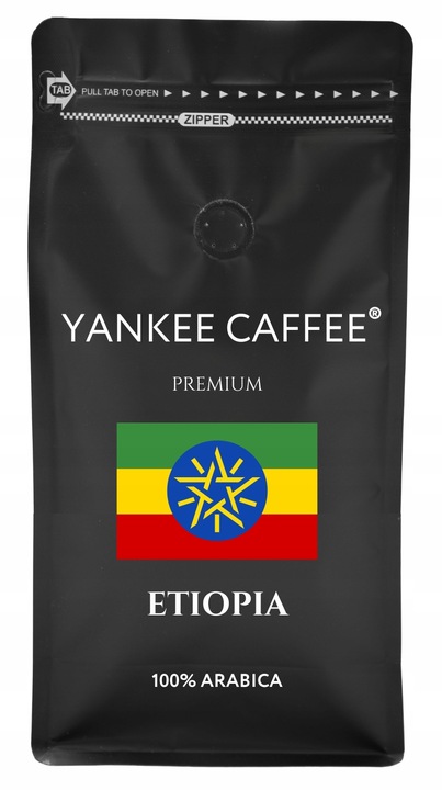 Kawa ziarnista 2kg Arabica świeżo palona Etiopia Do ekspresu i przelewu
