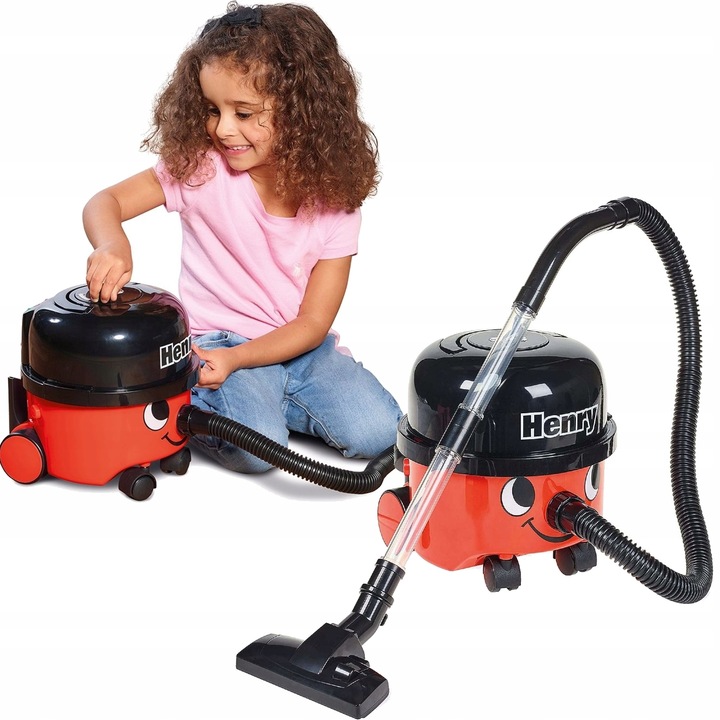 ODKURZACZ HENRY DLA DZIECI CZERWONY FUNKCJA SSANIA CASDON