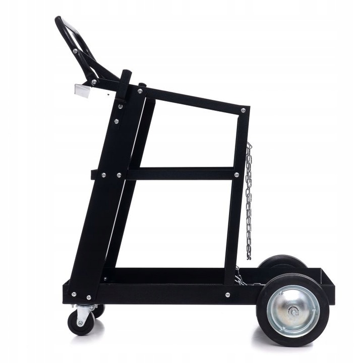 Wózek spawalniczy DO SPAWAREK Z PÓŁKĄ NA BUTLE STABILNY MIG MAG MMA TIG