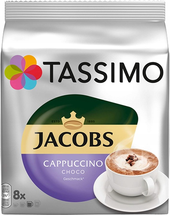 Kapsułki do Tassimo Jacobs Cappuccino Choco 8 kaw