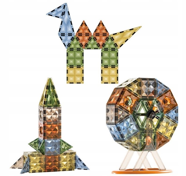 KLOCKI MAGNETYCZNE KLOCKI KONSTRUKCYJNE PANELE 100 EL