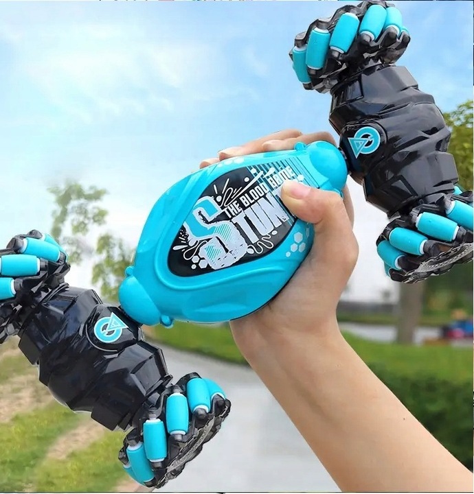 SAMOCHÓD ZDALNIE STEROWANY GESTAMI RĘKI 4 WD 2,4 GHZ