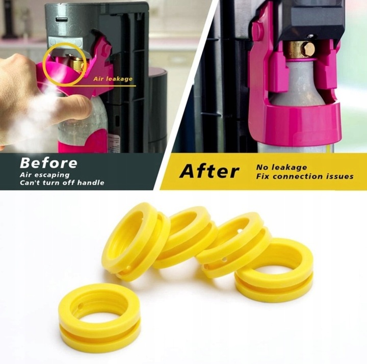 5 x Uszczelka O-Ring do SodaStream Quick Connect Terra Art (5 sztuk)