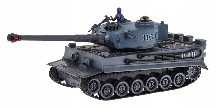 CZOŁGI ZDALNIE STEROWANE RC BITWA CZOŁGÓW Tiger Vs T-34 1:28 MODEL RC