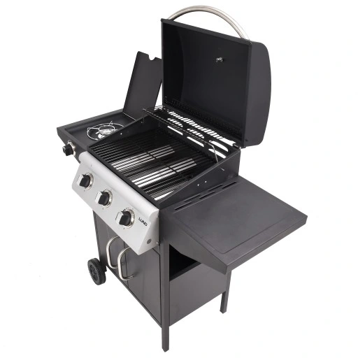 GRILL GAZOWY OGRODOWY 12,8 kW 4 PALNIKI PÓŁKI LUND