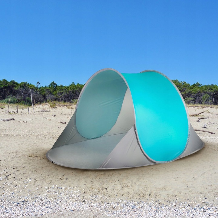 NAMIOT PLAŻOWY SAMOROZKŁADAJĄCY PARAWAN ZAMYKANY SZYBKI POP UP UV50 OUTTEC