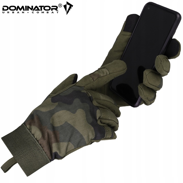 RĘKAWICE RĘKAWICZKI TAKTYCZNE DOMINATOR ARMY DO SMARTFONU PL CAMO WZ.93 L