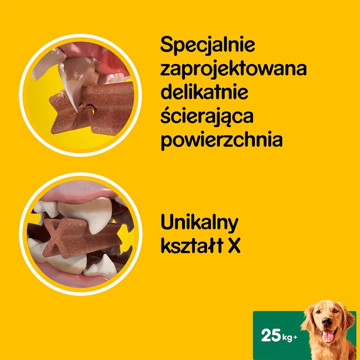 Pedigree Dentastix Przysmak Dentystyczny Dla Psów Dużych Ras 2 + 1 GRATIS