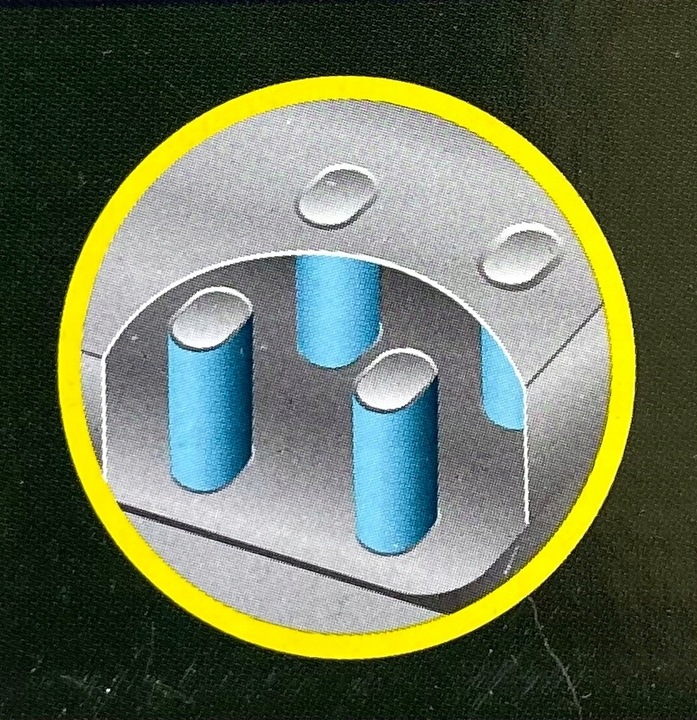 MATERAC DWUOSOBOWY WELUROWY DMUCHANY 192x135x22 cm