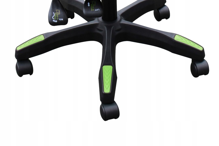 Fotel GAMINGOWY komputerowy OBROTOWY biurowy krzesło gracza + MASAŻ PLECÓW!