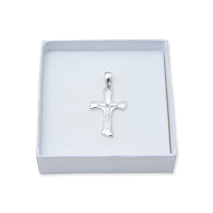 Oryginalny Srebrny Krzyżyk Męski Srebro pr 925