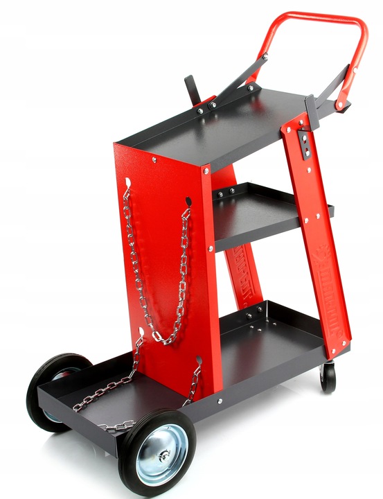 WÓZEK SPAWALNICZY DO SPAWAREK z półką na butle