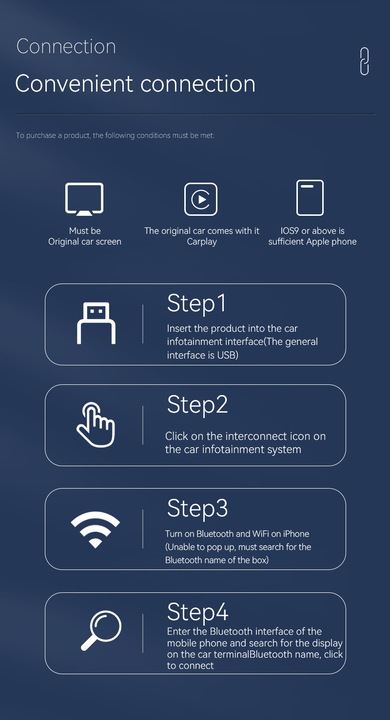 AI&JL BEZPRZEWODOWY ADAPTER SAMOCHODOWY USB DO ANDROID AUTO APPLE CARPLAY