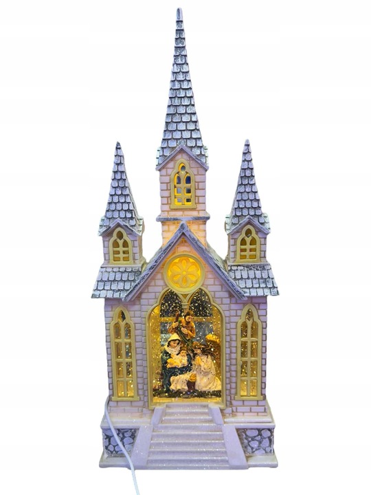 SZOPKA BOŻONARODZENIOWA ŚWIECI GRA KOLĘDA LAMPION pozytywka HURT