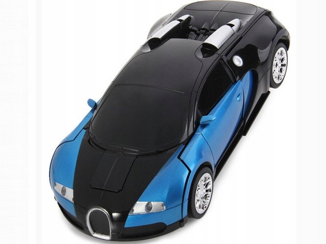ROBOT SAMOCHÓD 2W1 BUGATTI ZDALENIE STEROWANY R/C PILOT USB AKUMULATORY