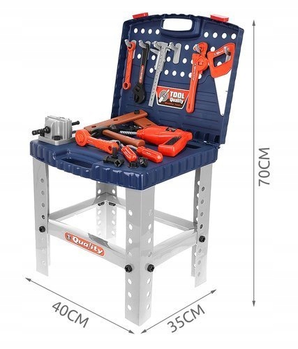 WARSZTAT SKŁADANY DLA MAJSTERKOWICZA DZIECKA