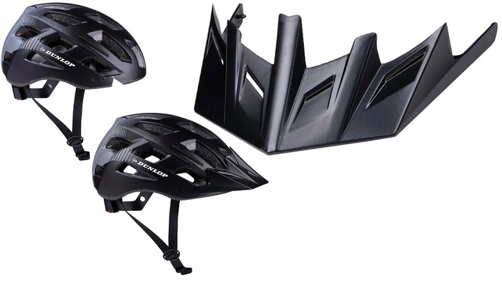 DUNLOP KASK na rower ostrzegawcze światło LED rozmiar M regulowany