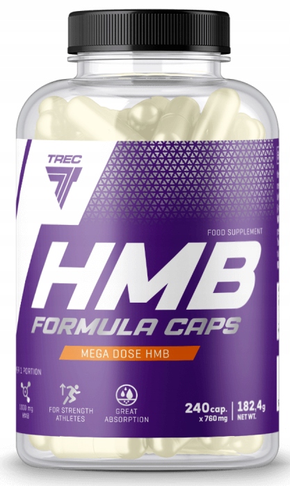 TREC HMB FORMULA CAPS 240k RZEŹBA MIĘSIEŃ SYLWETKA