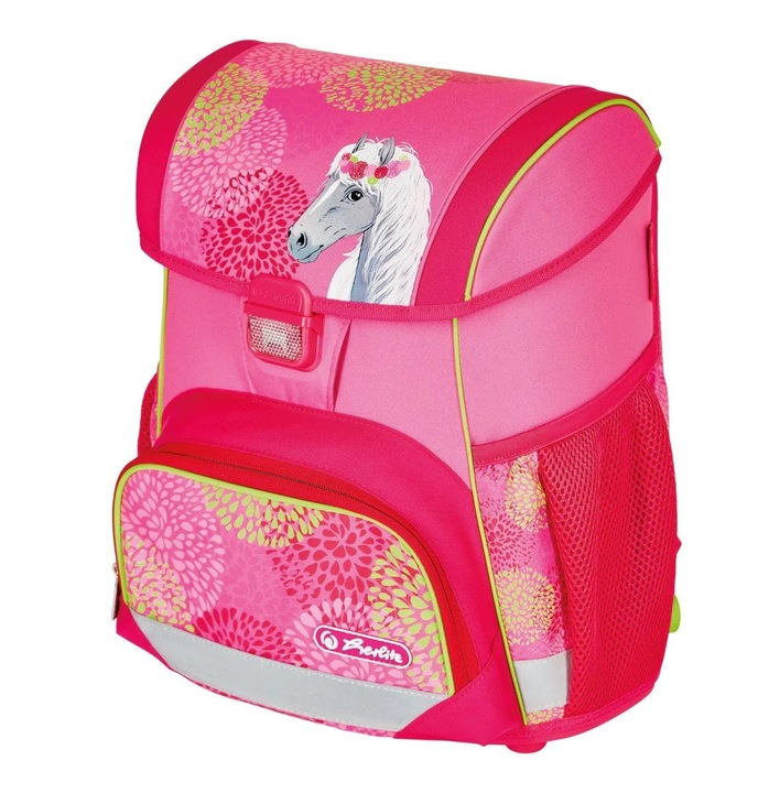 Ergonomiczny Tornister Loop Plus Bloomy Horse Konik Koń zestaw 4w1 HERLITZ