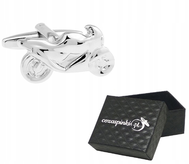 Spinki do mankietów koszuli MOTOR ŚCIGACZ
