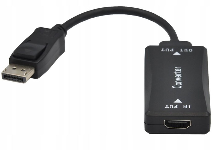 Adapter Konwerter HDMI DisplayPort DP 4K@30Hz