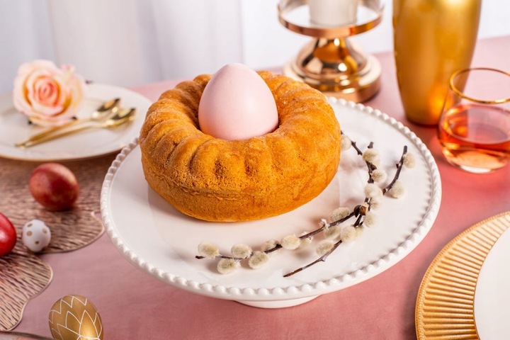 Patera talerz porcelanowy na ciasto tort Altom Design Regular 27,5 cm