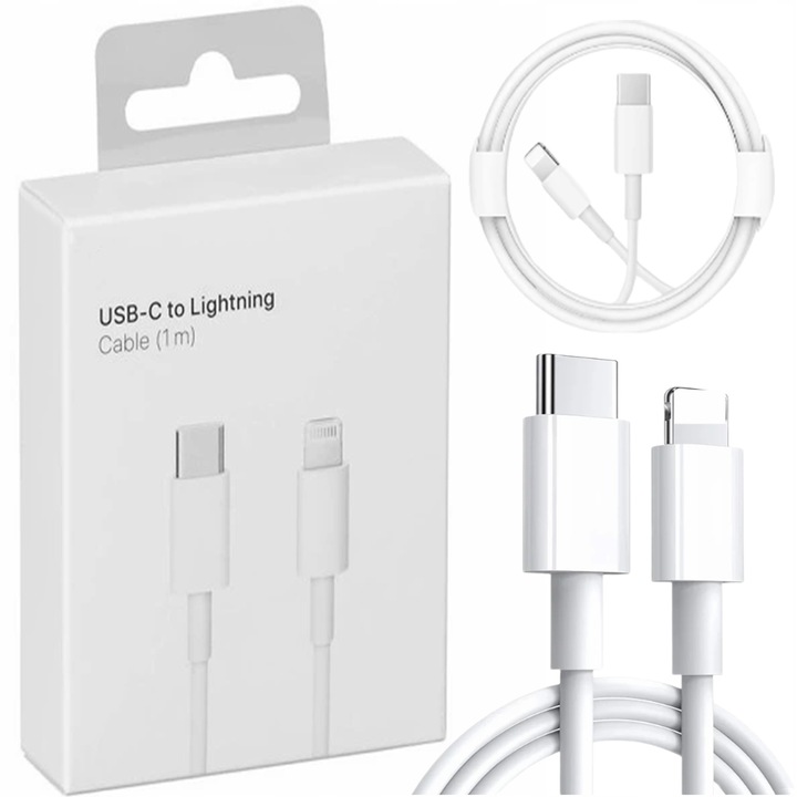 SZYBKA ŁADOWARKA USB C 20W + KABEL DO IPHONE 1M