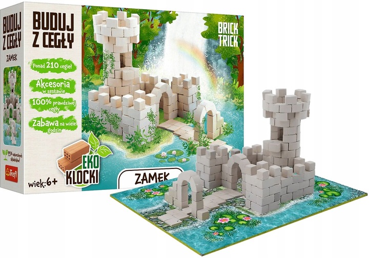 BRICK TRICK ZAMEK BUDUJ Z CEGŁY 210 ELEMENTÓW