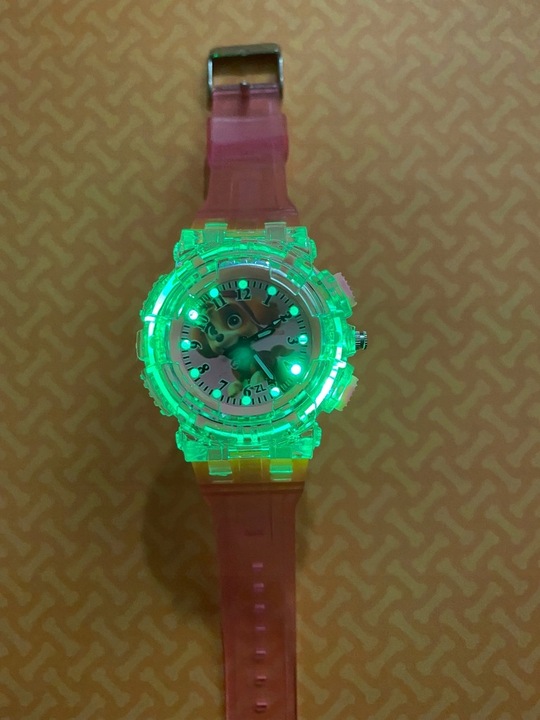 zegarek dziecięcy PSI PATROL dla dziewczynki dziecka SKYE świecący LED