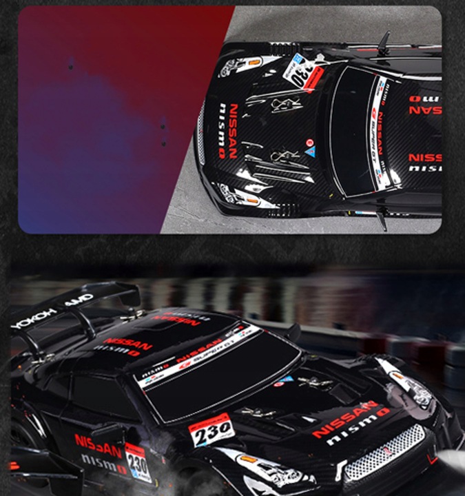 Samochód Zdalnie Sterowany RC led Auto na pilot 4x4 DUŻY Drift + Baterie AA