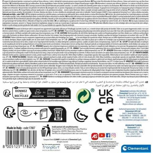 CLEMMY KOSZYK SENSORYCZNY z miękkimi klockami Clementoni