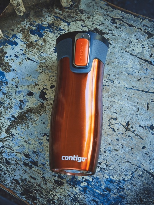 Kubek termiczny Contigo West Loop 2.0 470ml Autoseal - Pomarańczowy