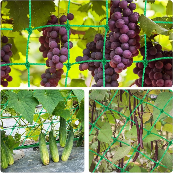 SIATKA DO UPRAWY ROŚLIN OGRODOWYCH, DO OWOCÓW, WARZYW, 2 SZT 1,8M x2,7M