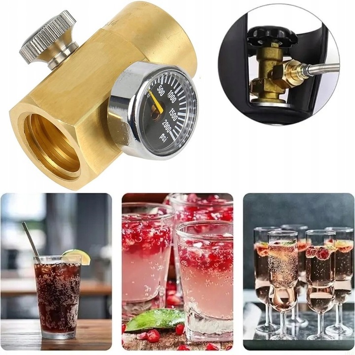 Przetoczka Tr21/4 Do SodaStream Brita Philips Naboje Niebieskie Twist