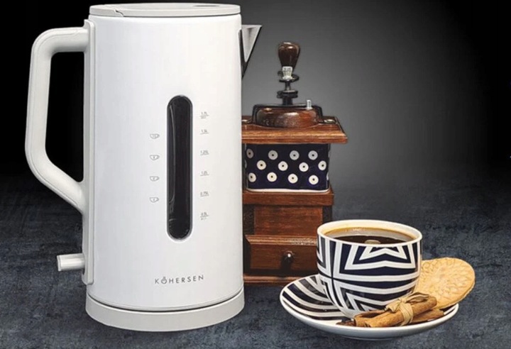 Czajnik KOHERSEN Modern Matt A451 3000W 1.7L Biały