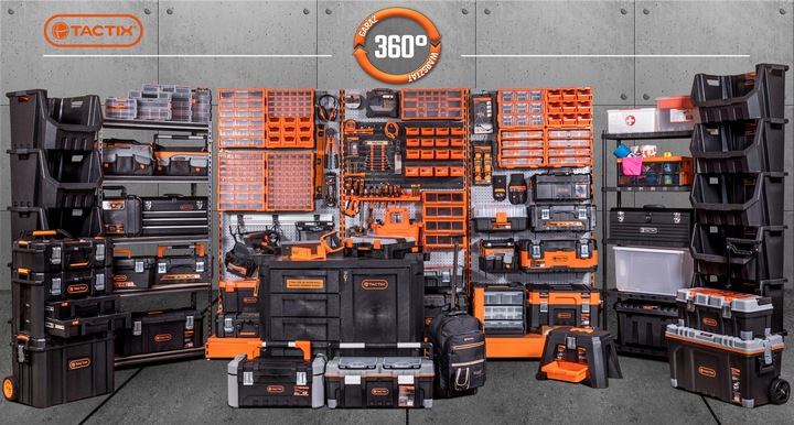 Skrzynka narzędziowa modułowa kołach ZESTAW TACTIX