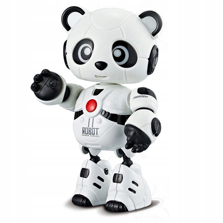 INTERAKTYWNY ROBOT PANDA MÓWI POWTARZA GRA ŚWIECI ZABAWKA DLA DZIECI