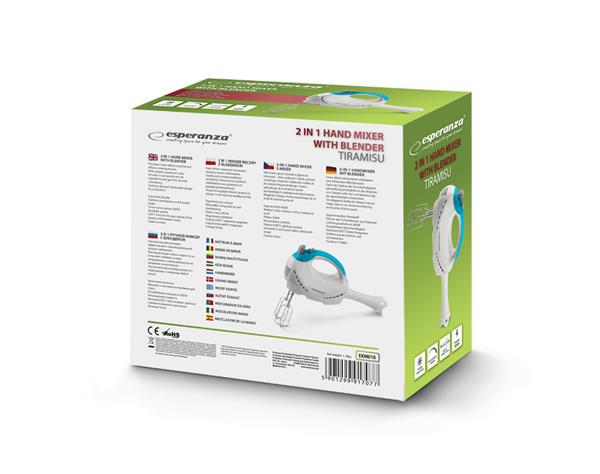 MOCNY MIKSER RĘCZNY Z BLENDEREM 2W1 300W