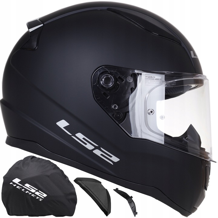 Kask integralny LS2 FF353 RAPID II SOLID MATT BLACK ECE 22.06