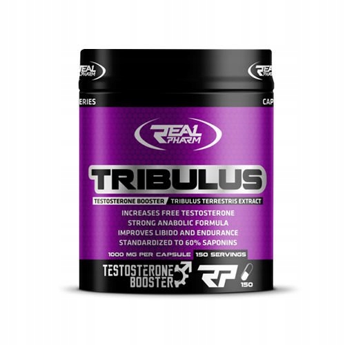 Tribulus Terrestris 1000mg 150 kaps. Real Pharm - Wzrost Testosteronu