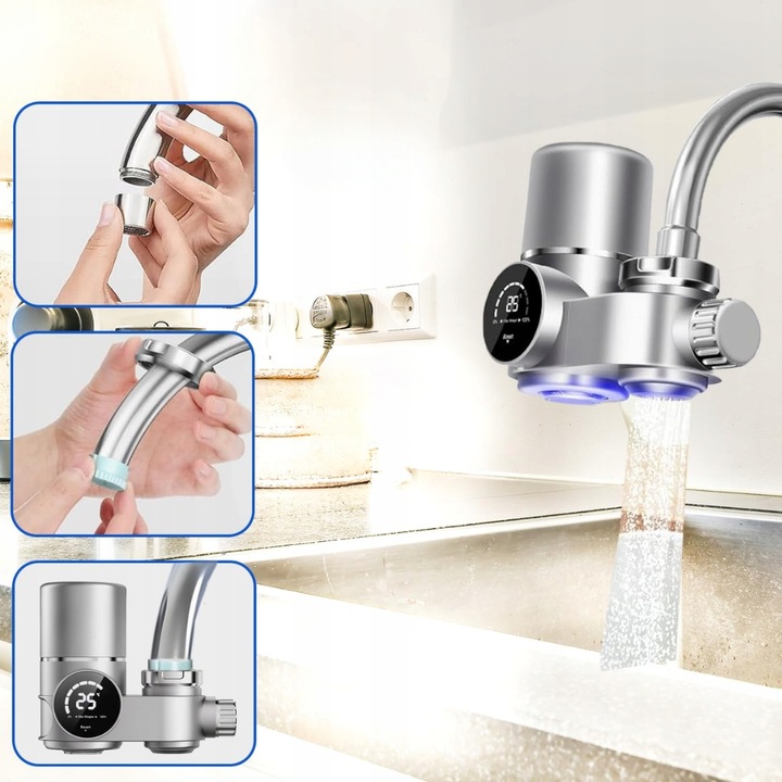 FILTR DO WODY ZAAWANSOWANY 8-stopniowy Kran Bez narzędzi Czysta Woda
