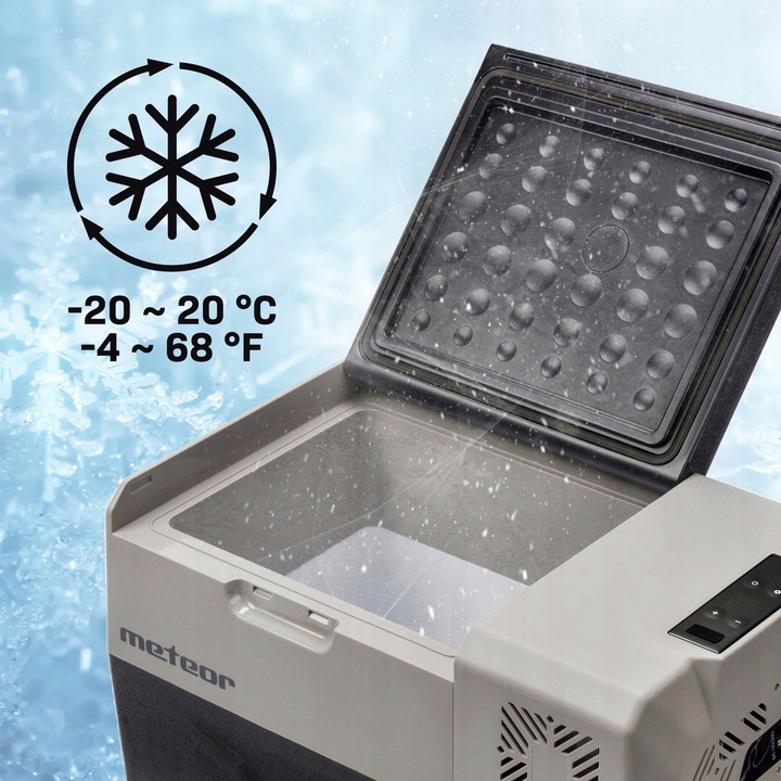 Lodówka turystyczna samochodowa kompresorowa zamrażarka -20/20°C Meteor 30l