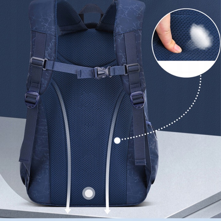 PLECAK SZKOLNY TORNISTER MŁODZIEŻOWY POJEMNY DLA CHŁOPCA KL. 1-3