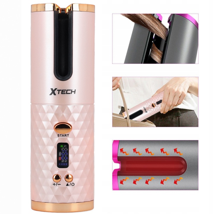 LOKÓWKA DO WŁOSÓW AUTOMATYCZNA CERAMICZNA LCD CURL