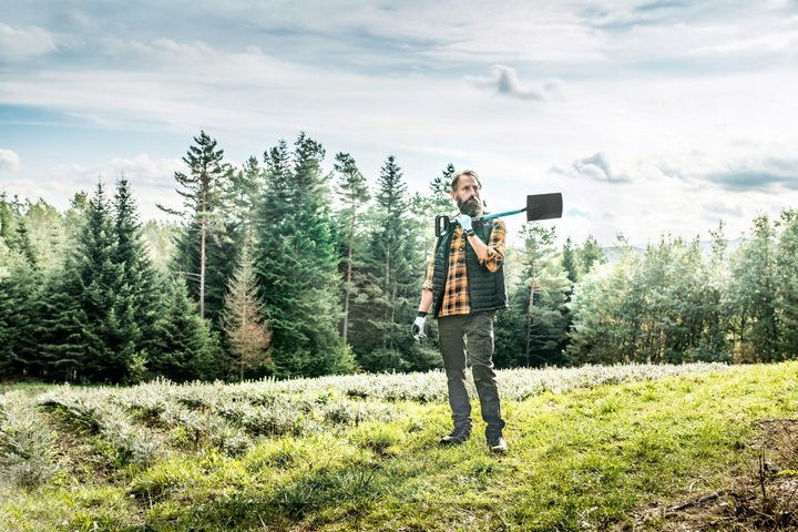 Szpadel Cellfast metal 19x120cm 40-203 + RĘKAWICE