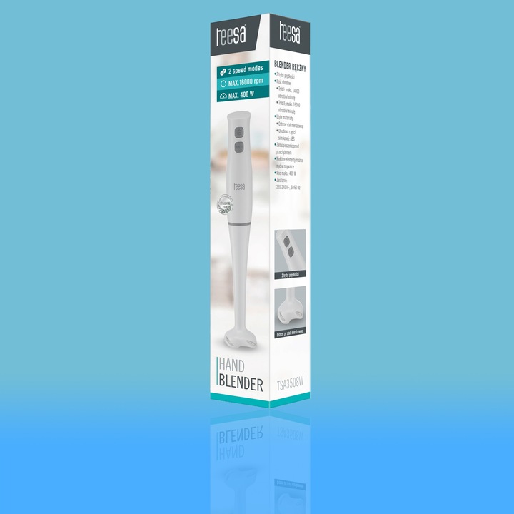 Blender ręczny TEESA TSA3508W 400 W biały