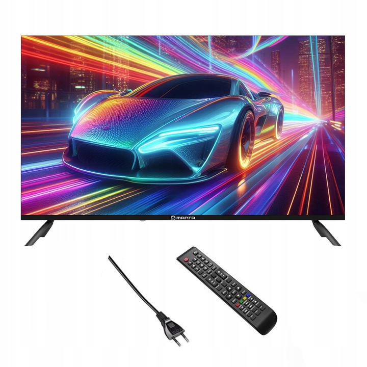 Smart TV Telewizor 40 cali Android HD LED dekoder DVBT2 WIFI +Uchwyt Manta
