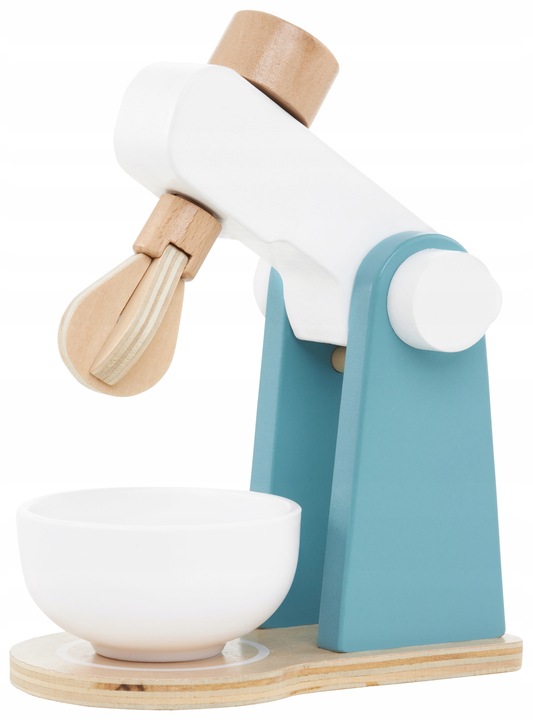 Zabawka Edukacyjna DREWNIANY MIKSER BLENDER ROBOT KUCHENNY DLA DZIECI 3+